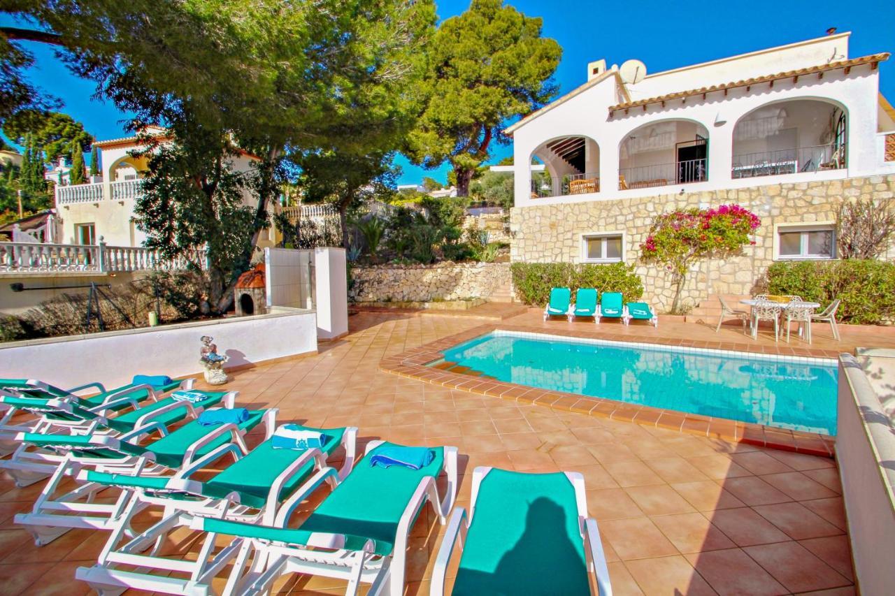 Dos Chicas - Sea View Villa With Private Pool In Moraira Teulada Ngoại thất bức ảnh
